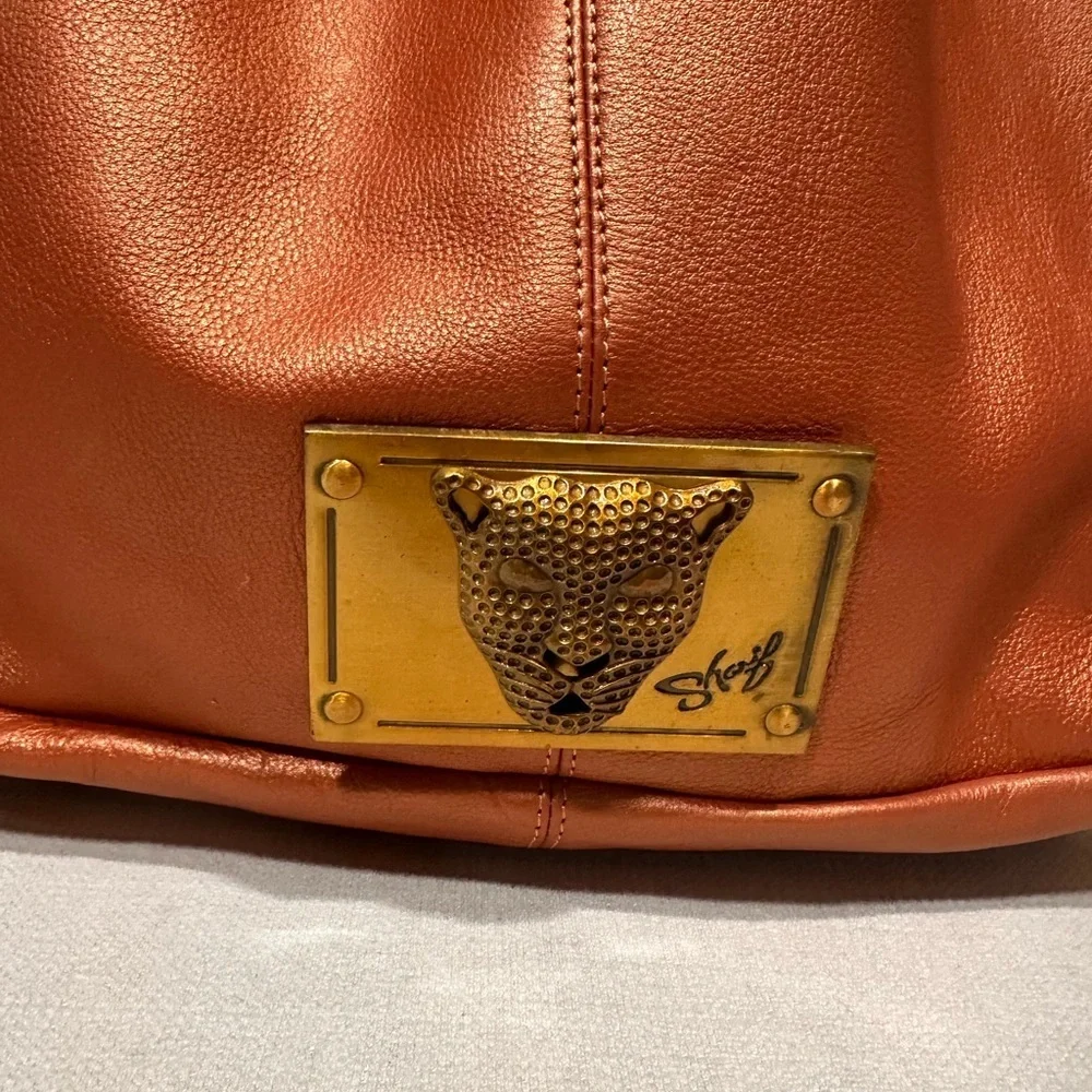 Sharif Orange Hobo Bag